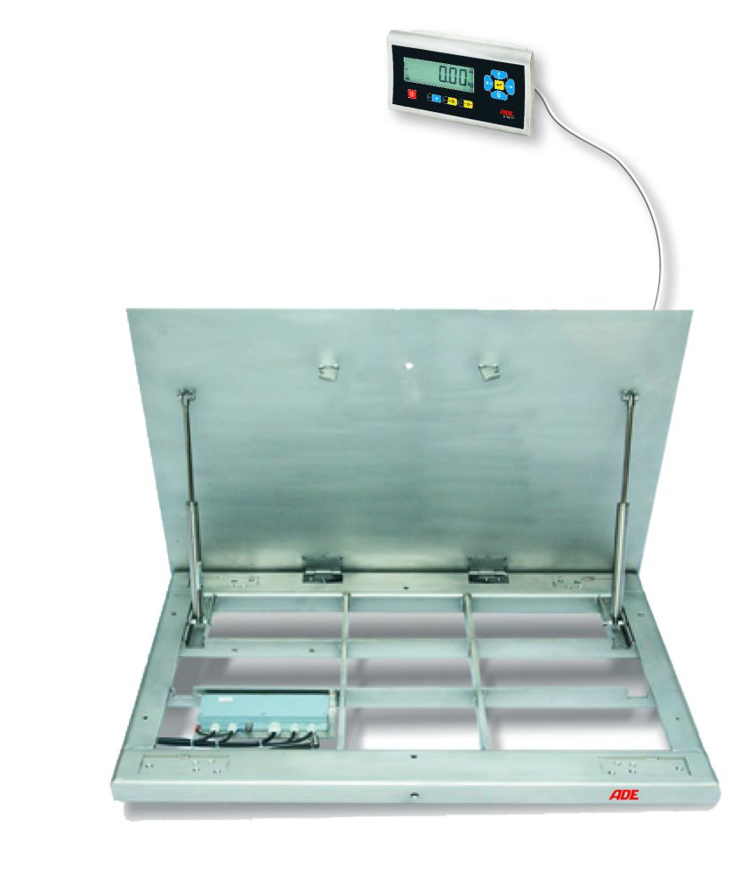 Produktbild ADE Bodenwaage BW3-Edelst-1500x1250-600+STAN07 max 600kg Ziffernschritt 200g