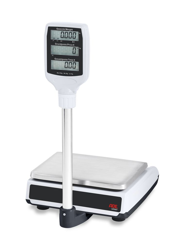Produktbild ADE Ladenwaage LW300T-6e max 6kg Ziffernschritt 1g 2g bild 2