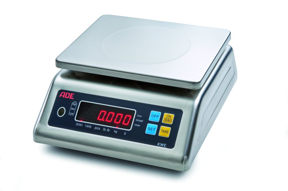 Produktbild ADE Edelstahlwaage KWE15-IP max 15kg IP68