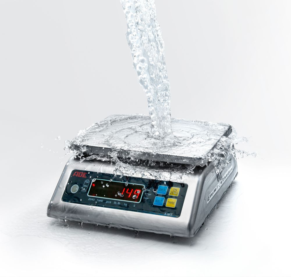 Produktbild ADE Edelstahlwaage KWE15-IP max 15kg IP68 bild 2