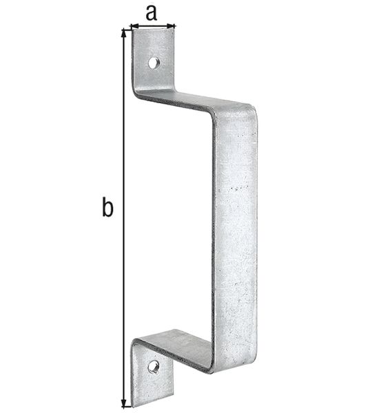 Produktbild Alberts Zaun-Bügelbeschlag, feuerverzinkt, Breite 40 mm, Höhe 320 mm