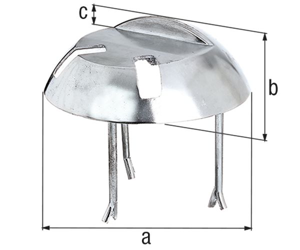Produktbild Alberts Auflaufstütze, Aluguss, mit Langlöchern, Durchmesser 205 mm, Höhe 65 mm