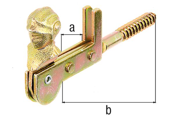 Produktbild Alberts Fensterladen-Feststeller Frauenkopf mAnschlag zEinschr. Ø9/115mm