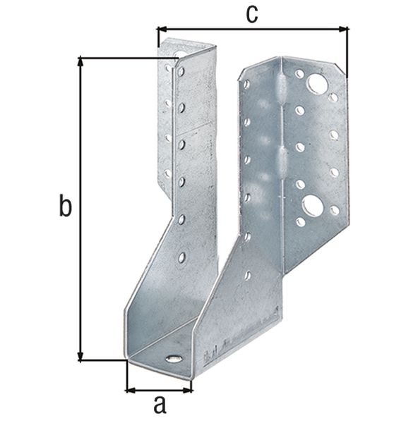 Produktbild Alberts Balkenschuh, Edelstahl, lichte Breite 80 mm, Höhe 120 mm