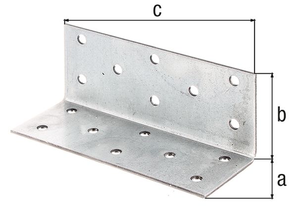Produktbild Alberts Winkelverbinder, sendzimirverzinkt, TxHxB 40x40x100 mm