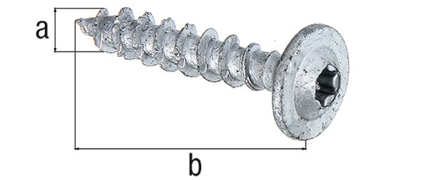 Produktbild Alberts Holzschraube, Speed, Ruspert silber, SxL Ø7x40 mm, verpackt à 50 St.