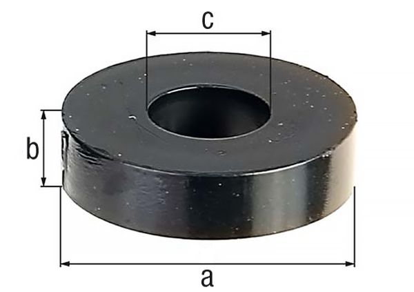Produktbild Alberts Distanzhülse, KST weiß, Außen Ø20mm, Höhe je 5/10/20/30mm, verpackt à 5 St.