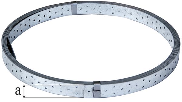 Produktbild Alberts Rispenband sendzimirverzinkt B40 x S2 mm Länge 10 m