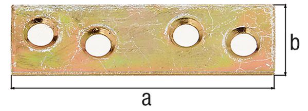 Produktbild Alberts Flachverbinder, Edelstahl, LxB 100x15 mm