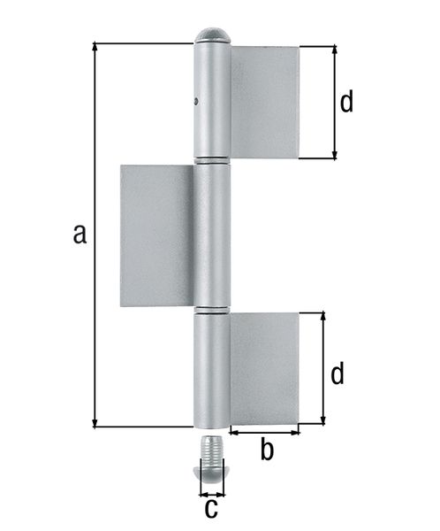 Produktbild Alberts Konstruktionsband Typ KO8, dreit., z.Anschweißen, Höhe 260mm