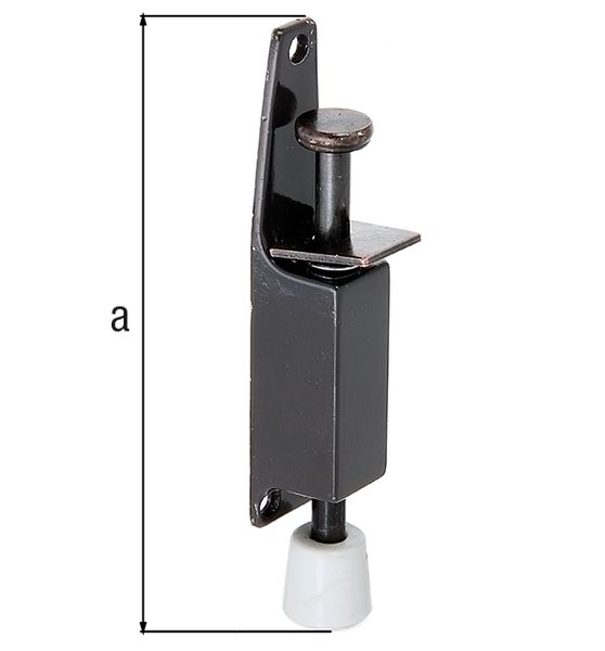 Produktbild Alberts Türfeststeller, für Zimmertüren, weiß lackiert, Höhe 180 mm, Karte à 1 St.