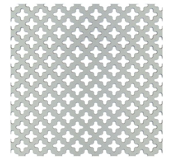 Produktbild Alberts Lochblech Kreuzloch, Alu silber elox., BxLxS 200 x 1000 x 0,8 mm