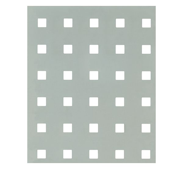 Produktbild Alberts Lochblech, Lochung quadr. 10 x 10 mm, Alu silber elox.,BxLxS 300 x 1000 x 0,8 mm