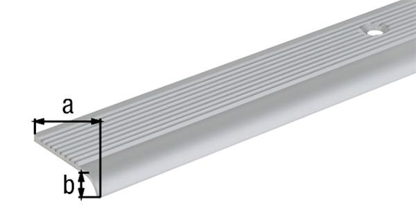 Produktbild Alberts Treppenkanten-Schutzprofil, Alu gold elox., LxBxHxS 1000x23x5, 0x2, 0mm