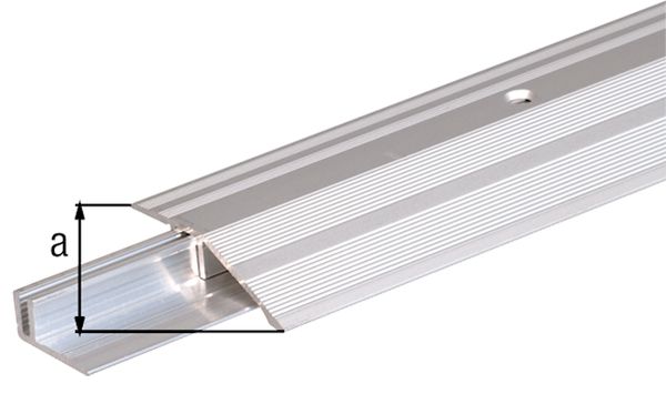 Produktbild Alberts Ausgleichsprofil Pro,Set f.Beläge7-15mm,Alu blank/edelst.elox.,LxB 900x44mm