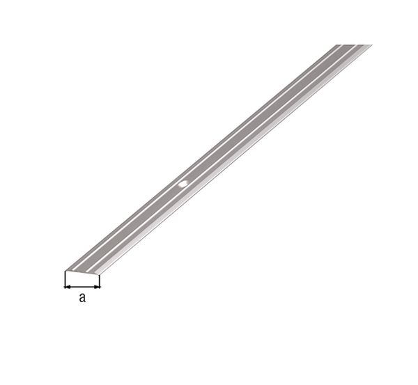 Produktbild Alberts Übergangsprofil, gebohrt, Alu gold elox., LxBxS 900x38x1,0mm