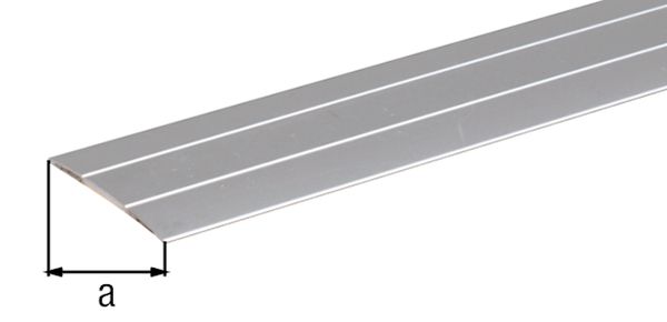 Produktbild Alberts Übergangsprofil, selbstkl., Alu silber elox., LxBxS 900x38x1,0mm
