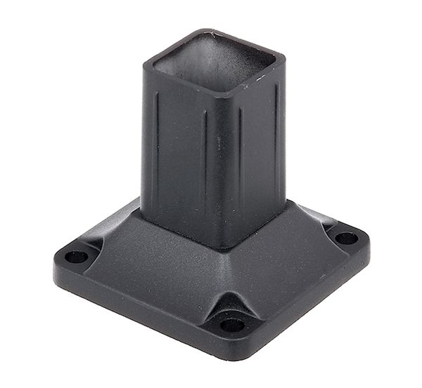 Produktbild Alberts Pfostenträger Chaussee Circle Alu anthrazit Kst.b.z.Aufschrauben,Platte100x100mm