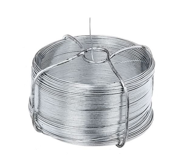 Produktbild Alberts Drahtspule, verzinkt, grün kunststoffbeschichtet, Stärke 1,2 mm, Länge 50 m