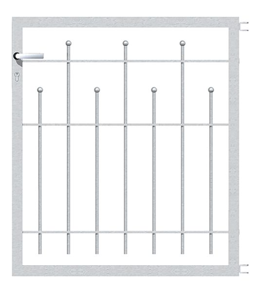 Produktbild Alberts Einzeltor Madrid, fvz.anthrazit-met.Kst.b., lichte Breite 1000 mm, Höhe 800 mm