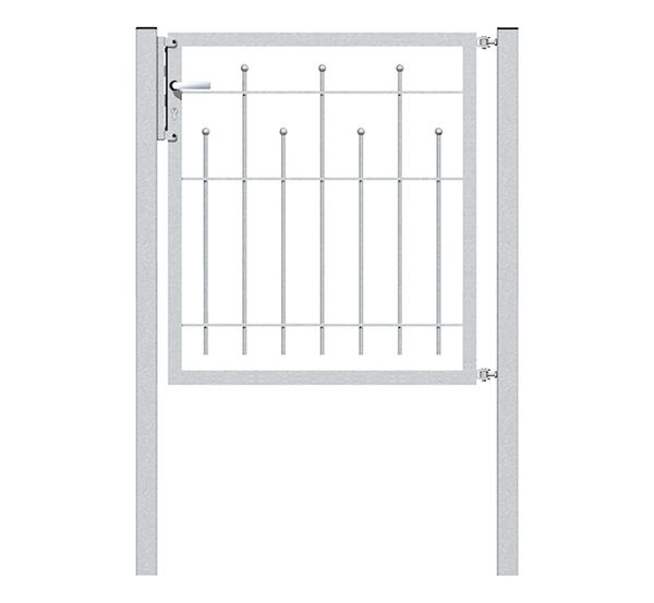 Produktbild Alberts Einzeltor Madrid, feuerverzinkt, lichte Breite 1000 mm, Höhe 1000 mm