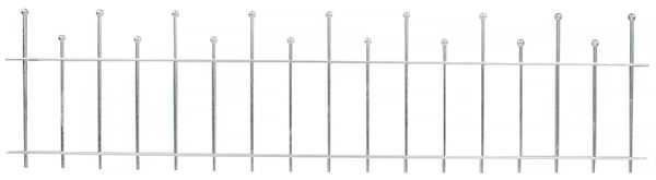 Produktbild Alberts Zaunfeld Madrid, fvz.anthrazit-met.Kst.b., lichte Breite 2000 mm, Höhe 495 mm