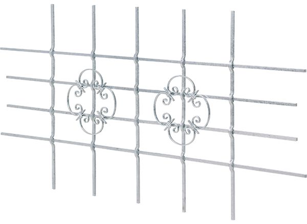 Produktbild Alberts Fenstergitter Salzburg, feuerverzinkt,B x H:1680x840 mm,kürzbar bis 1090x5100 mm