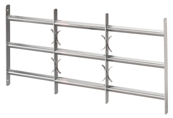 Produktbild Alberts Fenstergitter Amsterdam,ausziehbar,galv. blau verzinkt,HxB-B 450x700-1050 mm