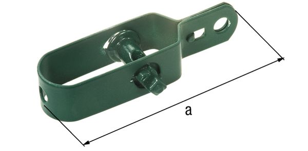 Produktbild Alberts Drahtspanner, verzinkt, grün Kst.b., Gesamtlänge 130 mm