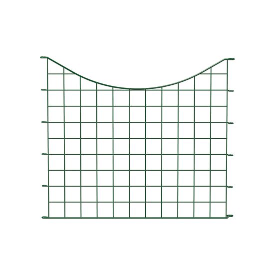 Produktbild Alberts Teich Zaunfeld Bogen mittig unten grün lichte B 773 mm H mittig 525 mm