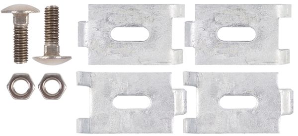 Produktbild Alberts Eckverbinder zur Verbindung zweier Doppelstab-Gittermatten, feuerverzinkt