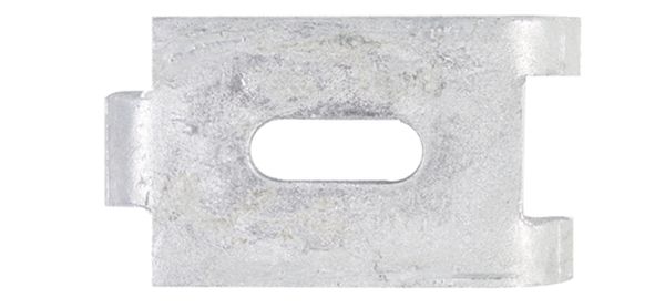 Produktbild Alberts Befestigungslasche für Doppelstab-Gittermatten, feuerverzinkt, anthr. RAL 7016