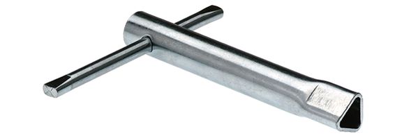 Produktbild Alberts Dreikantschlüssel für Absperrpfosten mit Dreik., verzinkt