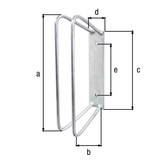 Produktbild Alberts Fahrradhalter für Mountain Bikes feuerverzinkt