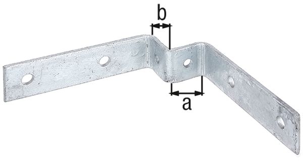 Produktbild Alberts Befestigungslasche für Universalpfosten, feuerverzinkt