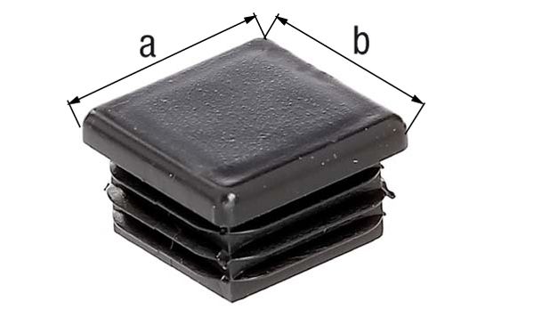 Produktbild Alberts Pfostenkappe für Universalpfosten, SB, Kst. schwarz, 30x30 mm