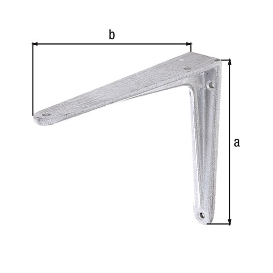 Produktbild Alberts Konsole aus T-Profil, Aluguss, HxT 200x250 mm