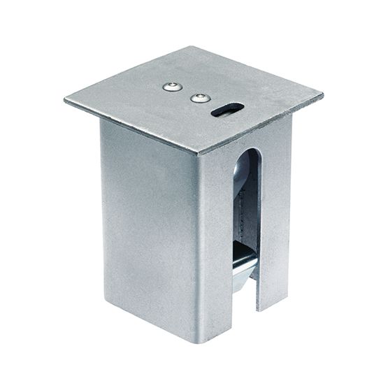 Produktbild Alberts Abdeckkappe für Bodenhülsen Absperrpfosten eckig verriegelbar feuerverzinkt bild 2