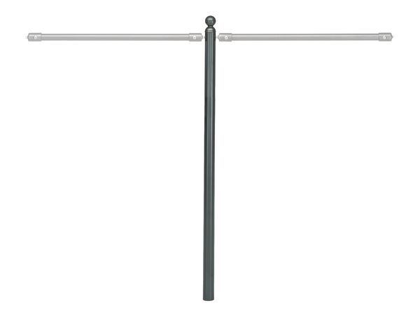 Produktbild Alberts Absperrgittersystem Bella Zwischenpfosten anthrazit für 1 Traverse
