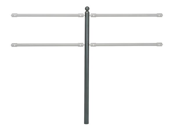 Produktbild Alberts Absperrgittersystem Bella Zwischenpfosten anthrazit für 2 Traversen