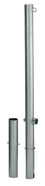 Produktbild Alberts Pfosten Passau 1 Öse feuerverzinkt zum Einbetonieren 60mm Dreikantschloss