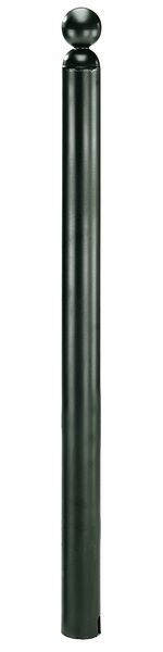 Produktbild Alberts Absperrpoller Bella anthrazit zum Einbetonieren 60mm mit 2 Ösen