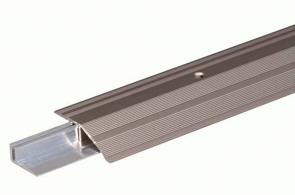 Produktbild Alberts Ausgleichsprofil Pro Alu edelstahl eloxiert 2700 x 44 x 1,5 mm für Beläge 7-15mm bild 1