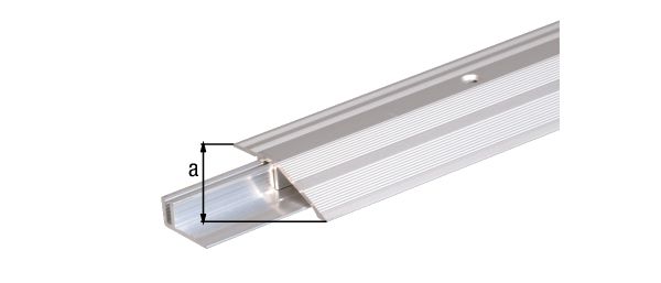 Produktbild Alberts Ausgleichsprofil Pro Alu silber eloxiert 2700 x 44 x 1,5 mm für Beläge 7-15mm bild 2