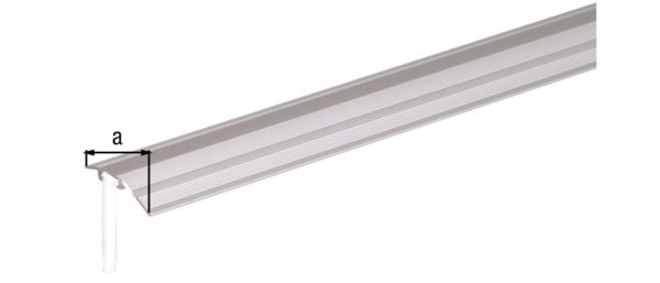 Produktbild Alberts Ausgleichsprofil Alu silber eloxiert 900 x 38 x 1,5 mm für Beläge 0-20mm bild 2