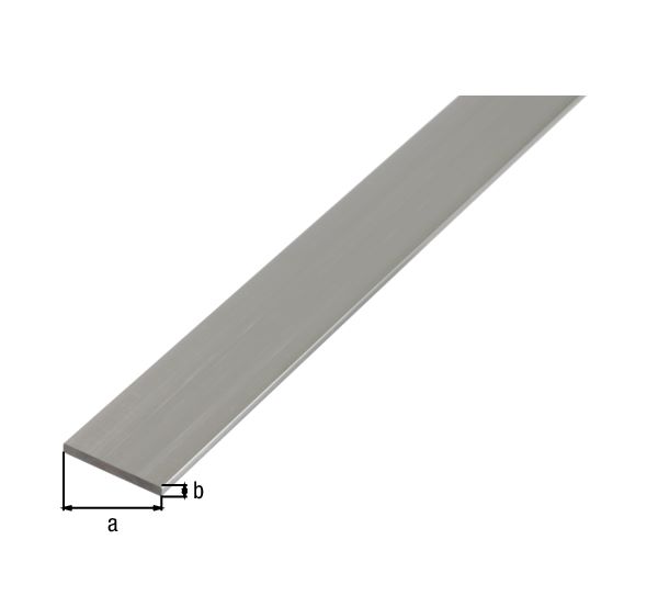 Produktbild Alberts BA Profil flach Alu natur 2600 x 50 x 3 mm bild 2