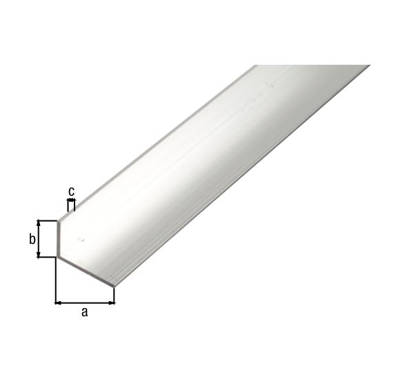 Produktbild Alberts BA Profil Winkel Alu natur 1000 x 40 x 10 x 2 mm bild 2