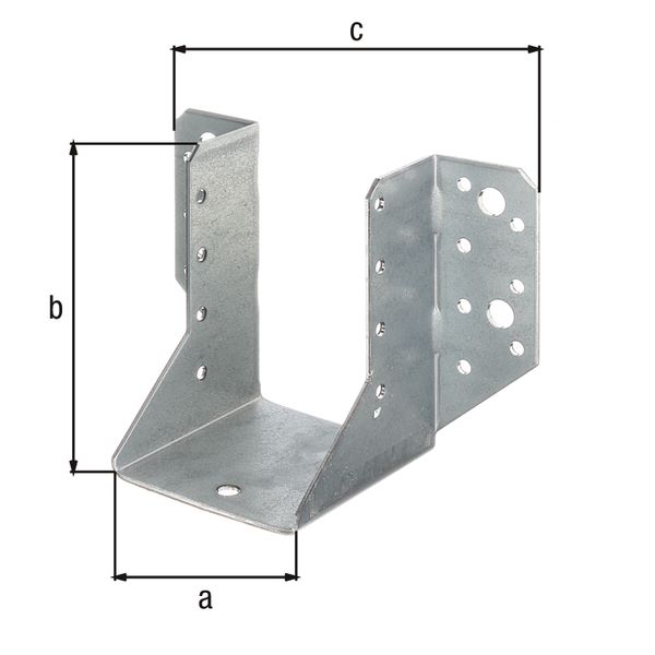 Produktbild Alberts Balkenschuh Typ A sendzimirverzinkt lichte Breite 64mm Höhe 98mm bild 2