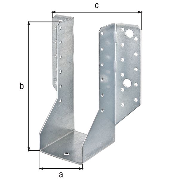 Produktbild Alberts Balkenschuh Typ A sendzimirverzinkt lichte Breite 60mm Höhe 160mm bild 2
