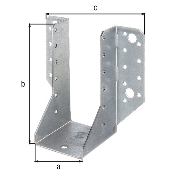 Produktbild Alberts Balkenschuh Typ A sendzimirverzinkt lichte Breite 60mm Höhe 130mm bild 2